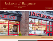 Tablet Screenshot of jacksonsbutchers.co.uk